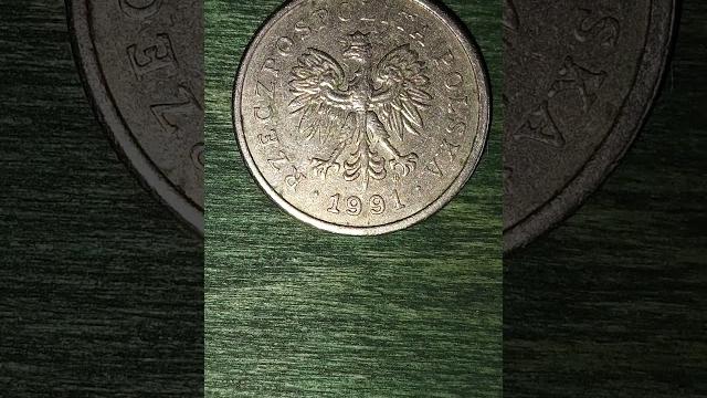 1 zł 1991 #monety #obiegowe #polska #numizmatyka 1 zł 1991 #monety #obiegowe #polska #numizmatyka