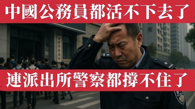 中國公務員都活不下去了!體制內集體裸辭,鐵飯碗徹底變牢籠!北京、上海、青島、廣東、浙江,公務員集體降薪潮來襲,連派出所警察都撐不住了。中國的財政危機全面引爆,2025年中國經濟全面失控!國企降薪|通縮 中國公務員都活不下去了!體制內集體裸辭,鐵飯碗徹底變牢籠!北京、上海、青島、廣東、浙江,公務員集體降薪潮來襲,連派出所警察都撐不住了。中國的財政危機全面引爆,2025年中國經濟全面失控!國企降薪|通縮
