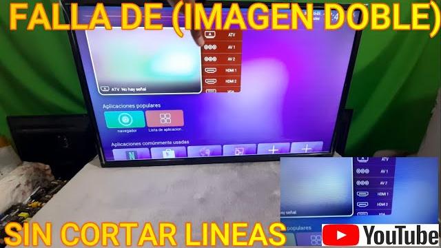 Como solucionar falla de (imagen doble), sin cortar lineas inyección de voltage, causa y solución Como solucionar falla de (imagen doble), sin cortar lineas inyección de voltage, causa y solución
