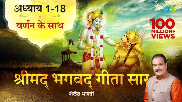 श्रीमद भगवद गीता सार | संपूर्ण गीता | bhagawad geeta- all chapters with narration| shailendra bharti श्रीमद भगवद गीता सार | संपूर्ण गीता | bhagawad geeta- all chapters with narration| shailendra bharti