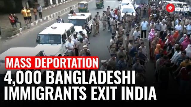 India pushes back 4,000 bangladeshi immigrants in sweeping crackdown | op sindoor | pahalgam India pushes back 4,000 bangladeshi immigrants in sweeping crackdown | op sindoor | pahalgam