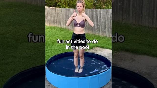 Fun activities to do in the pool Fun activities to do in the pool