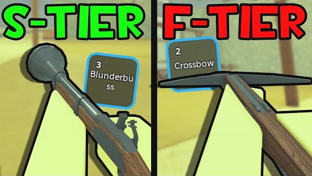The new dead rails weapon tier list (updated) The new dead rails weapon tier list (updated)