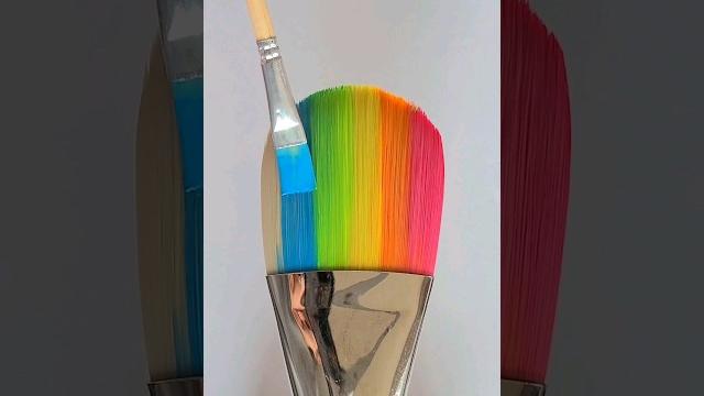 Painting a rainbow paintbrush #paint #painting #art #artwork #rainbow #draw #drawing #paintbrush Painting a rainbow paintbrush #paint #painting #art #artwork #rainbow #draw #drawing #paintbrush