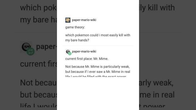 A pokémon tumblr post A pokémon tumblr post