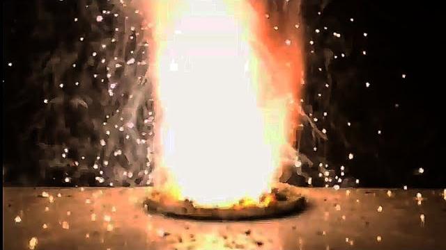 Реакция алюминия, серы и нитрата аммония.the reaction of aluminum, sulfur and ammonium nitrateтермит Реакция алюминия, серы и нитрата аммония.the reaction of aluminum, sulfur and ammonium nitrateтермит