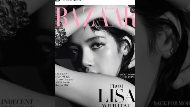 Lisa korean singer new post ️️#blackpink #lisa Lisa korean singer new post ️️#blackpink #lisa