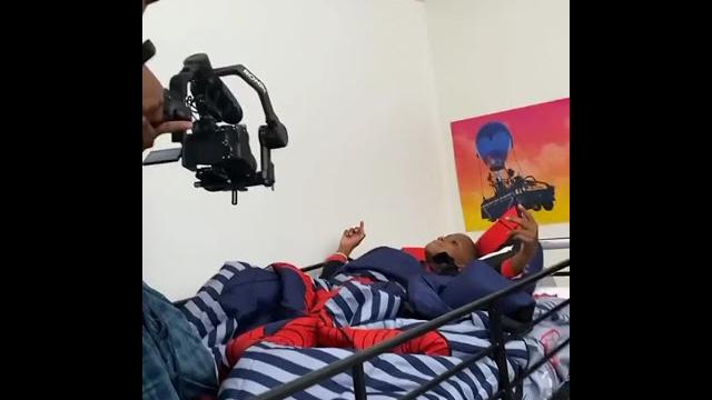 Funnymike filming new skit Funnymike filming new skit