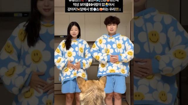 강아지한테 터미널 챌린지 심사받기 #남매 강아지한테 터미널 챌린지 심사받기 #남매