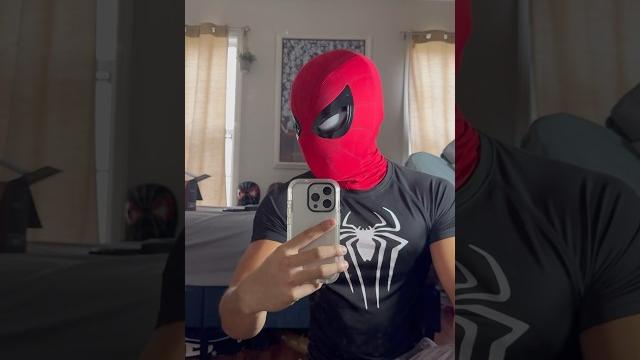 Unboxing my winking spiderman mask!! ️ #spiderman #marvel #spiderverse #cosplay #milesmorales Unboxing my winking spiderman mask!! ️ #spiderman #marvel #spiderverse #cosplay #milesmorales