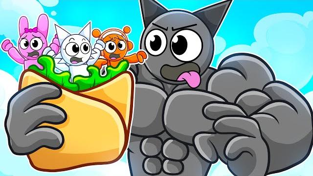 Gray plays human burrito with my sprunki friends... Gray plays human burrito with my sprunki friends...