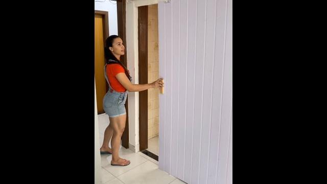 Porta de correr por menos de r$100,00. #pvc #diy #shorts Porta de correr por menos de r$100,00. #pvc #diy #shorts