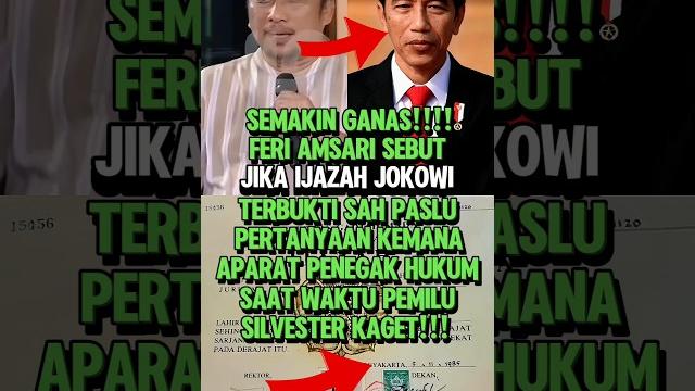 Meledak!!! feri amsari jika terbukti ijazah jokowi palsu kmana aparat waktu pemilu #shorts #ilc Meledak!!! feri amsari jika terbukti ijazah jokowi palsu kmana aparat waktu pemilu #shorts #ilc