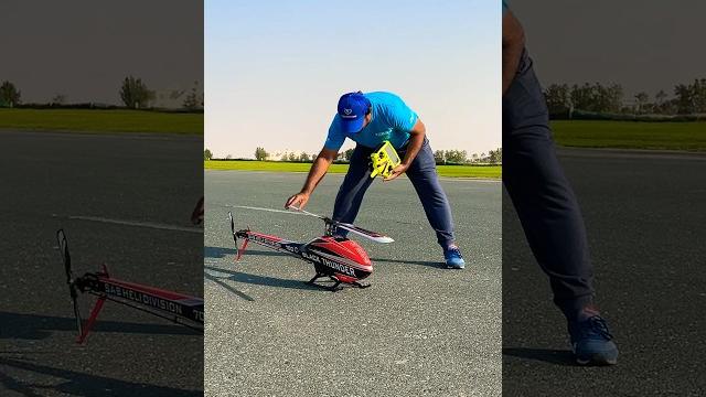The start up of my electric rc helicopter !! The start up of my electric rc helicopter !!