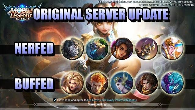 Original server update - patch notes 1.4.28 Original server update - patch notes 1.4.28