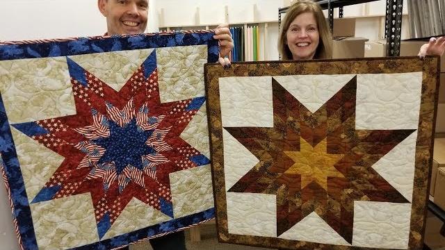 Lone star from a jelly roll! Lone star from a jelly roll!