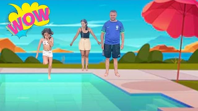 Desafio na piscina fale qualquer coisa Desafio na piscina fale qualquer coisa