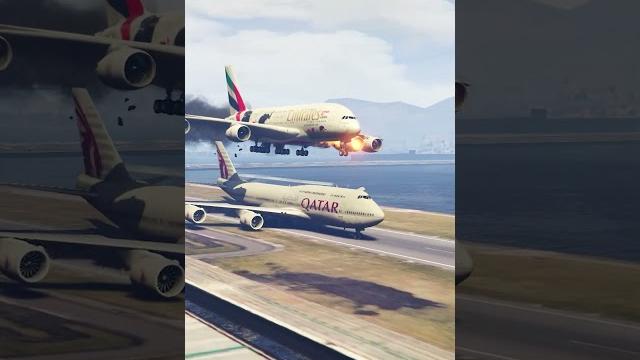 Terrible emergency landing of a380, but b747 pilot made quick decision to abort takeoff on time Terrible emergency landing of a380, but b747 pilot made quick decision to abort takeoff on time