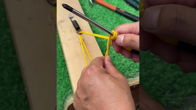 Genius hack for installing strong springs! Genius hack for installing strong springs!