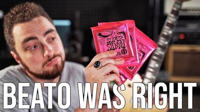 I was definitely using the wrong guitar strings I was definitely using the wrong guitar strings
