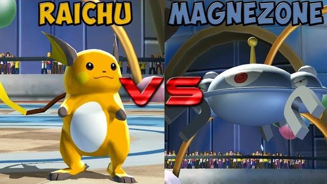 Pokemon battle revolution - raichu vs magnezone Pokemon battle revolution - raichu vs magnezone