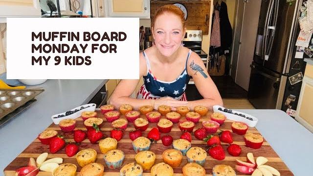 Muffin board monday for my 9 kids Muffin board monday for my 9 kids
