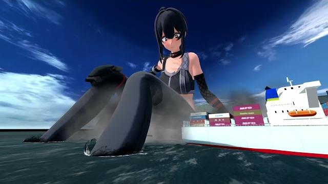 Giantess(mmd) グレースの失敗 Giantess(mmd) グレースの失敗