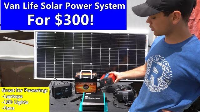 #vanlife solar power system for $300! power laptops/led lights/12v fans. beginner friendly #vanlife solar power system for $300! power laptops/led lights/12v fans. beginner friendly
