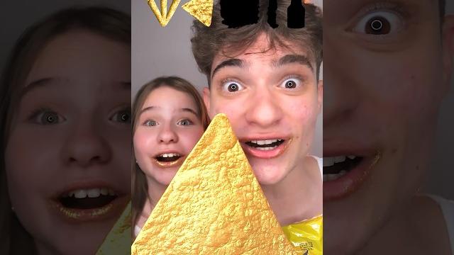 Spicy gold food challenge with my sister! Spicy gold food challenge with my sister!