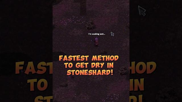Stoneshard - how to get dry fast #shorts #gaming Stoneshard - how to get dry fast #shorts #gaming
