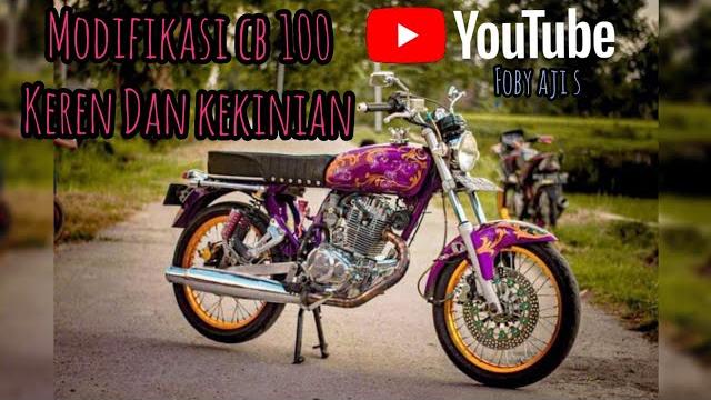 Modifikasi cb 100 keren & kekinian Modifikasi cb 100 keren & kekinian