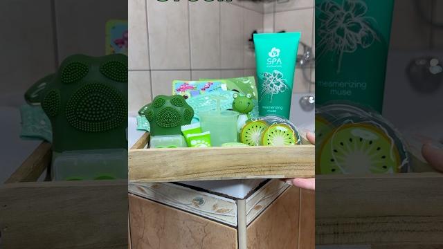 Green bath what's next? #asmr #bathroutine #bathessentials #night #shorts #fyp #viral #bathtime Green bath what's next? #asmr #bathroutine #bathessentials #night #shorts #fyp #viral #bathtime