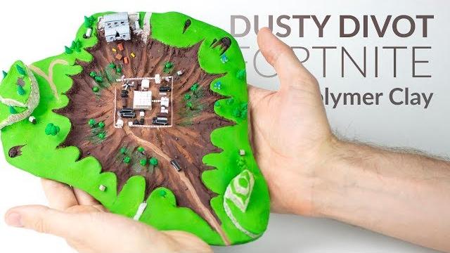 Dusty divot (fortnite battle royale) – polymer clay tutorial Dusty divot (fortnite battle royale) – polymer clay tutorial