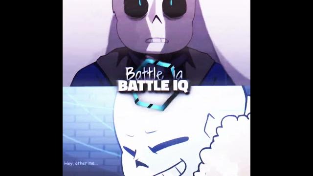 Glitchtale sans vs outertale sans Glitchtale sans vs outertale sans