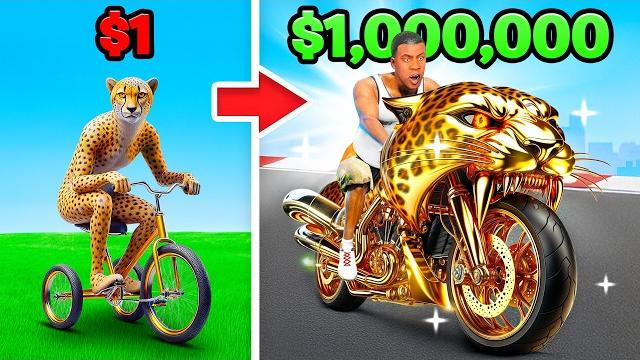 $1 to $1,000,000 cheetah god bike in gta 5! $1 to $1,000,000 cheetah god bike in gta 5!