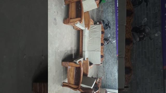 Wooden sofa set ️ Wooden sofa set ️