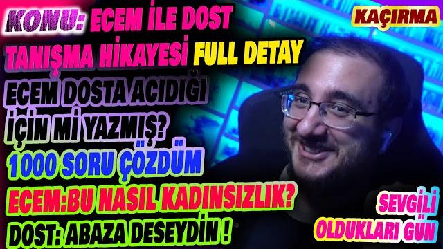 Dost kayaoğlu ile ecem nasıl tanıştı? çöpçatan uygulamaları hakkında, bu nasıl kadınsızlık?! full Dost kayaoğlu ile ecem nasıl tanıştı? çöpçatan uygulamaları hakkında, bu nasıl kadınsızlık?! full
