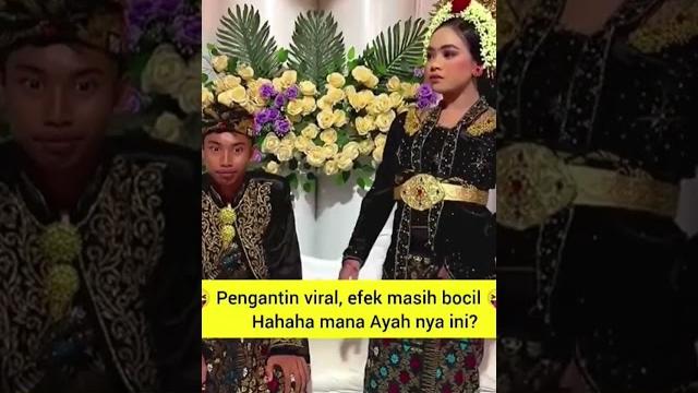 Pengantin yang lagi viral nikah di usia 15 tahun ceweknya masih kekanakan ##viralvideo #subscribe Pengantin yang lagi viral nikah di usia 15 tahun ceweknya masih kekanakan ##viralvideo #subscribe