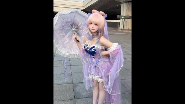 这观赏鱼可爱啊 #心海cos #珊瑚宫心海 #原神cos#漫小a#漫展#cosplay 这观赏鱼可爱啊 #心海cos #珊瑚宫心海 #原神cos#漫小a#漫展#cosplay