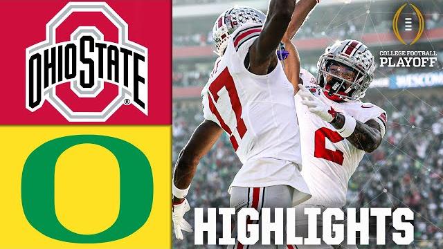 Cfp quarterfinal: ohio state buckeyes vs. oregon ducks | full game highlights | espn cfb Cfp quarterfinal: ohio state buckeyes vs. oregon ducks | full game highlights | espn cfb