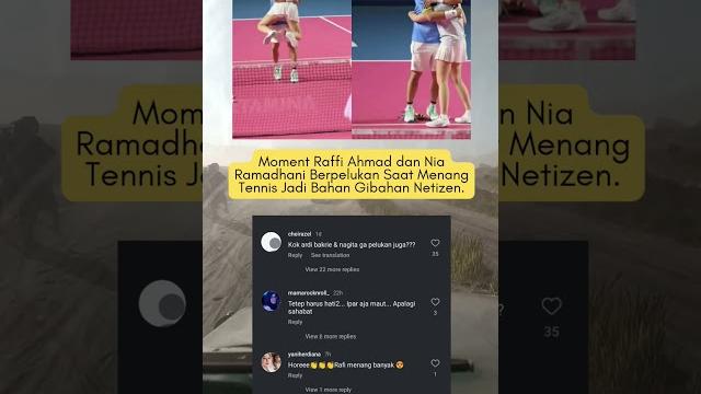 Raffi ahmad & nia ramadhani pelukan saat menang tenis, sikap nagita slavina dan ardi bakrie disorot Raffi ahmad & nia ramadhani pelukan saat menang tenis, sikap nagita slavina dan ardi bakrie disorot
