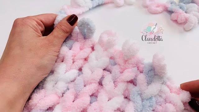How to use loop yarn / easy baby blanket How to use loop yarn / easy baby blanket