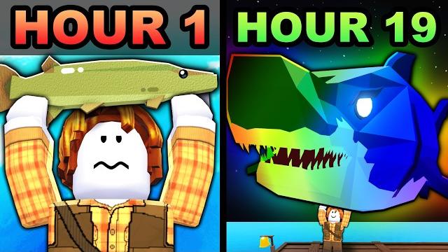 I spent 24 hours fishing in roblox I spent 24 hours fishing in roblox