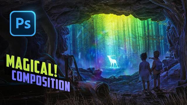 Creating the two worlds composition in photoshop | fantasy photo manipulation speed art Creating the two worlds composition in photoshop | fantasy photo manipulation speed art