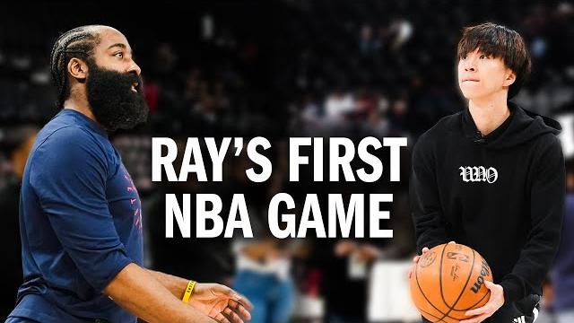 Courtside at ray’s first nba game | adidas Courtside at ray’s first nba game | adidas