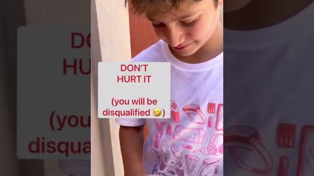 Eat the bug or hold it? #shorts #shorts #challenge Eat the bug or hold it? #shorts #shorts #challenge