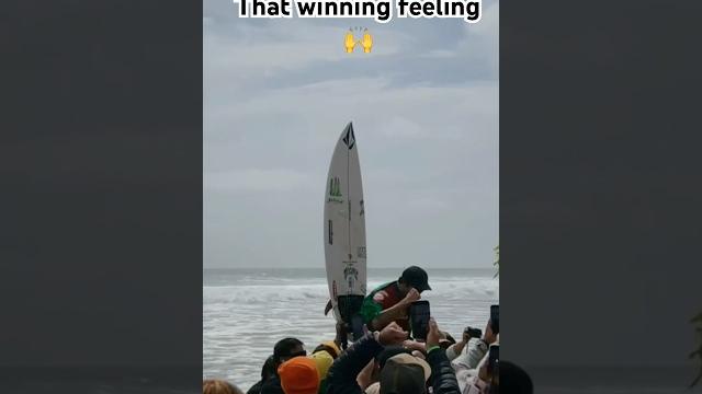 @yagodorainskinnygoat09 with an incredible performance for the win! #surf #wsl #trending #surfing @yagodorainskinnygoat09 with an incredible performance for the win! #surf #wsl #trending #surfing
