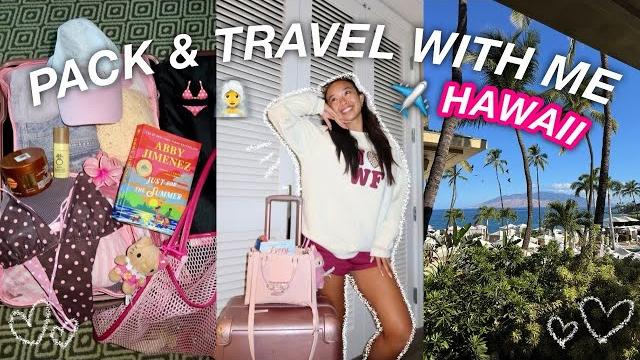 Pack & travel with me to hawaii *family vacation* Pack & travel with me to hawaii *family vacation*