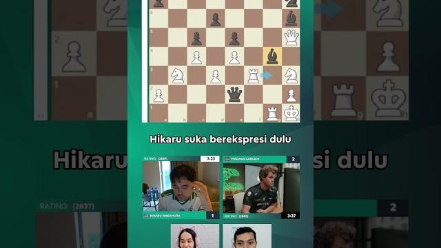 Gm hikaru nakamura menyerah saat dalam posisi menang di game melawan magnus carlsen?! #catur Gm hikaru nakamura menyerah saat dalam posisi menang di game melawan magnus carlsen?! #catur