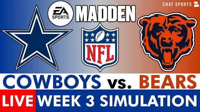 Cowboys live madden simulation watch party | nfl week 3 vs. bears (madden 26 rosters) Cowboys live madden simulation watch party | nfl week 3 vs. bears (madden 26 rosters)